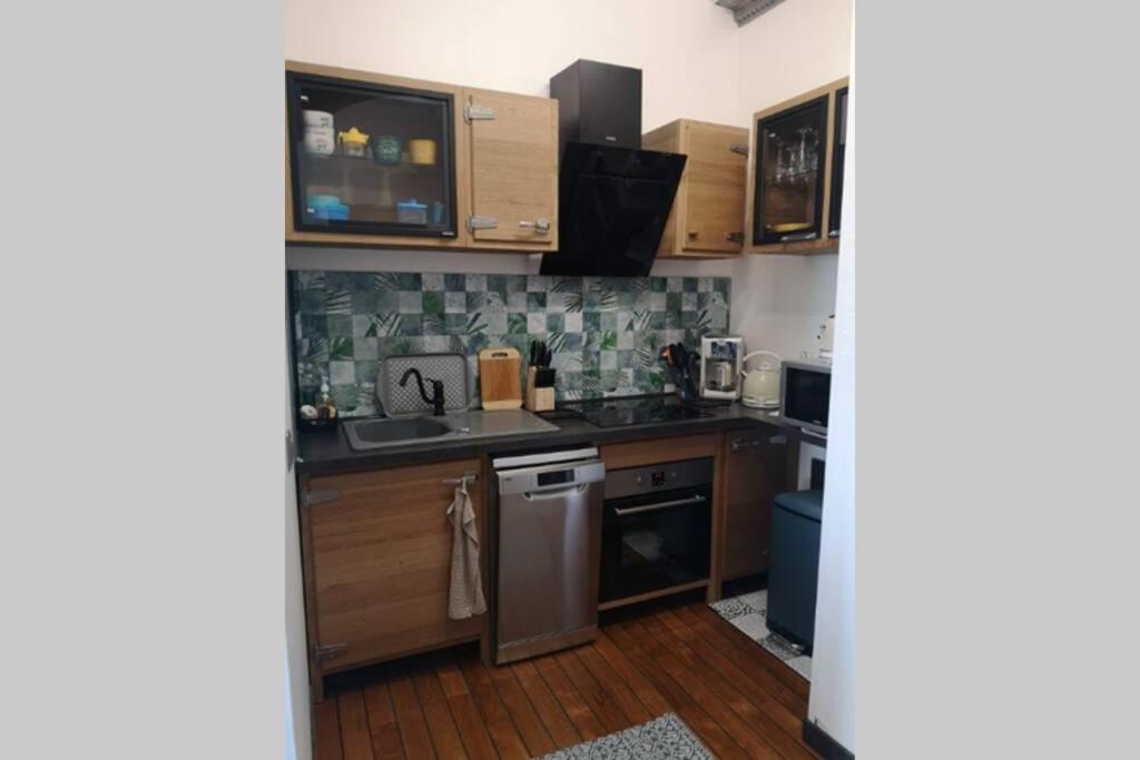 Appartement, Les Templiers, Rdc Vue Mer Proche Centre Ville 乌尔加特 外观 照片